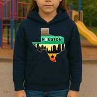 Huston Texas Baseball City Logo Kids Hoodie thumb 3