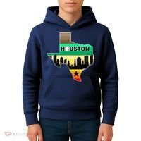Huston Texas Baseball City Logo Kids Hoodie thumb 4