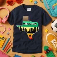 Huston Texas Baseball City Logo Kids T-Shirt thumb 3