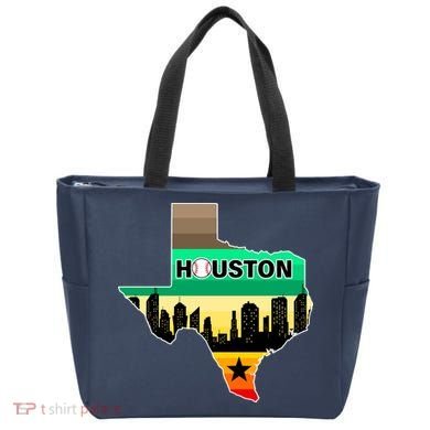 Huston Texas Baseball City Logo Tote Bag