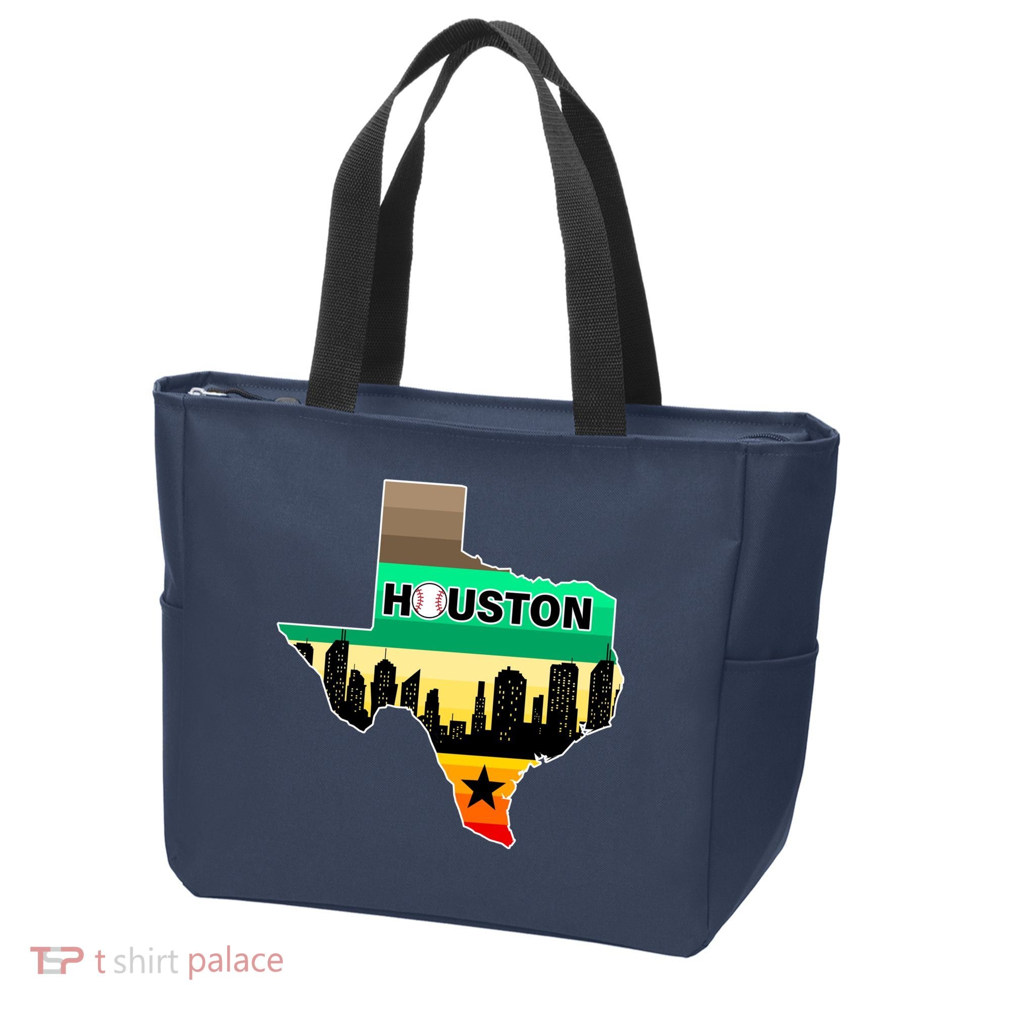 Huston Texas Baseball City Logo Tote Bag