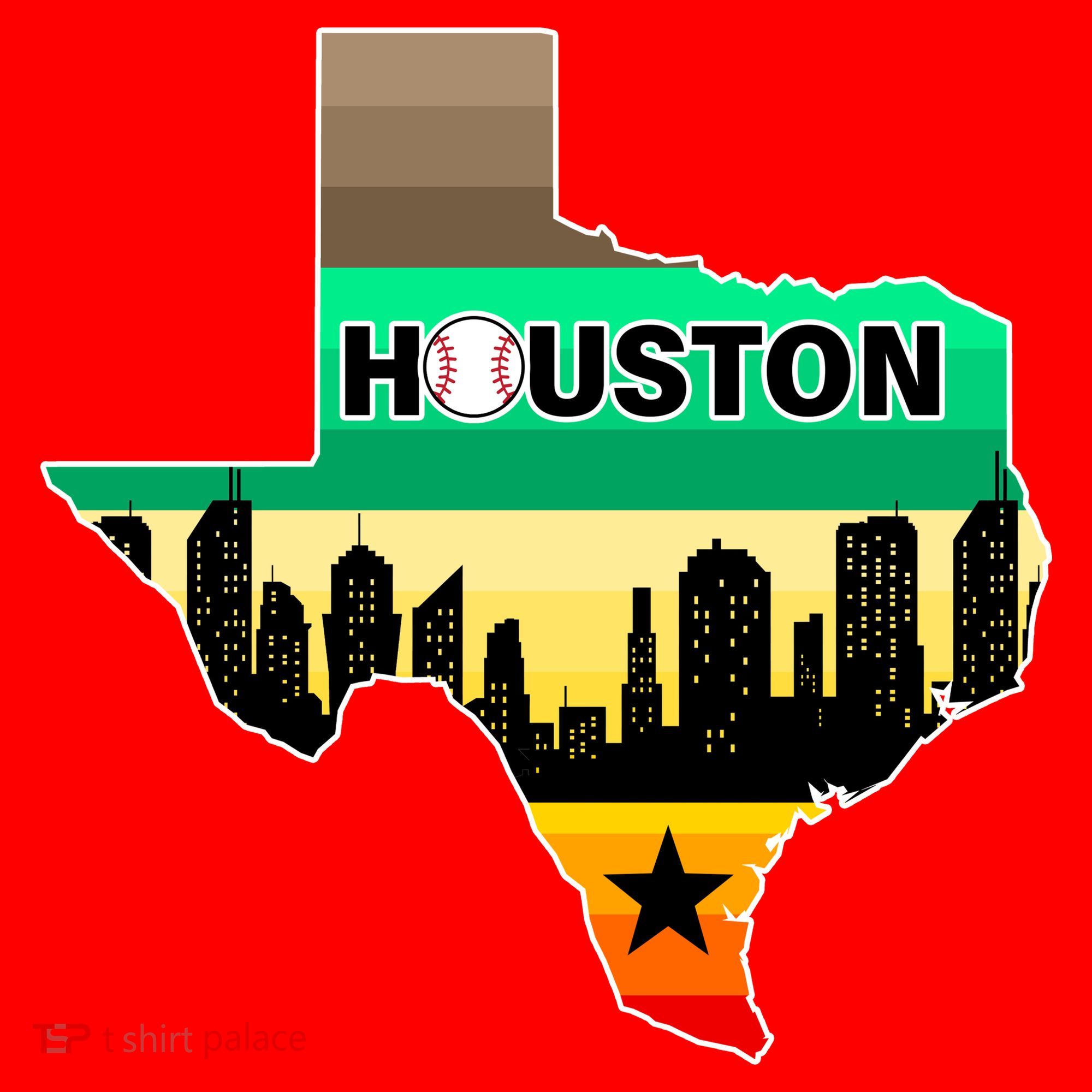 Huston Texas Baseball City Logo Santa Hat