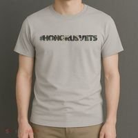Honor Us Vets #HonorUsVets T-Shirt thumb 3