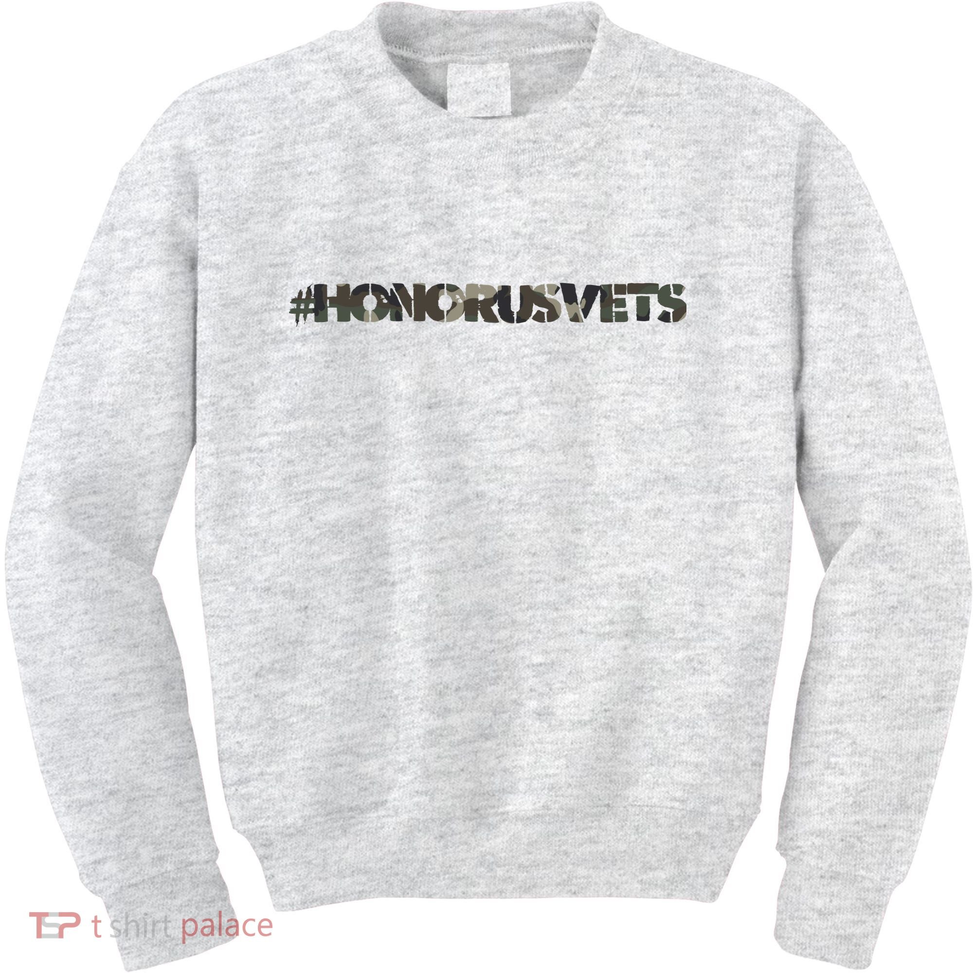 Honor Us Vets #HonorUsVets Kids Sweatshirt