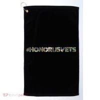 Honor Us Vets #HonorUsVets Golf Towel thumb 0