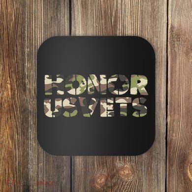 Honor Us Vets Coaster
