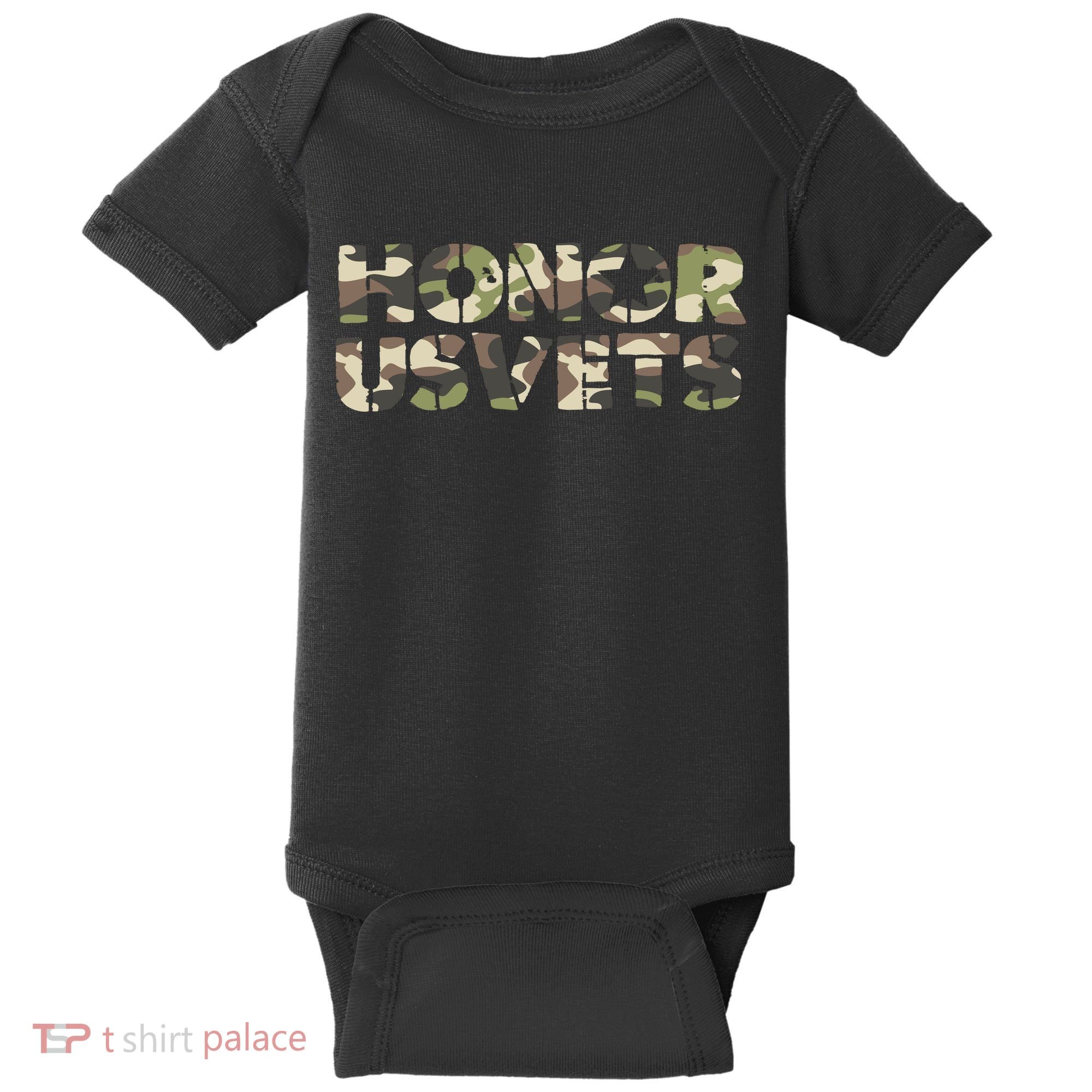 Honor Us Vets Baby Bodysuit