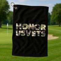 Honor Us Vets Golf Towel thumb 1