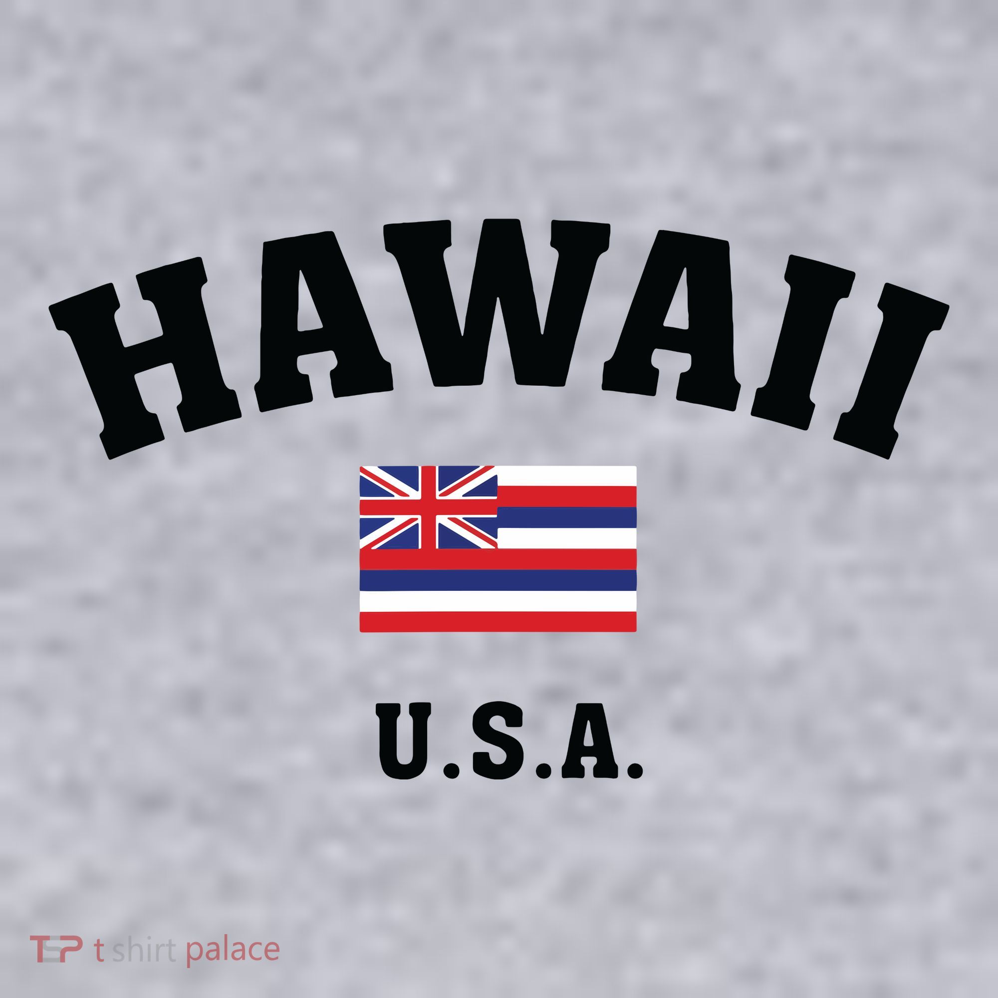 Hawaii Usa With American Flag Women's Sweatshirt
