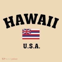 Hawaii Usa With American Flag Tote Bag thumb 4