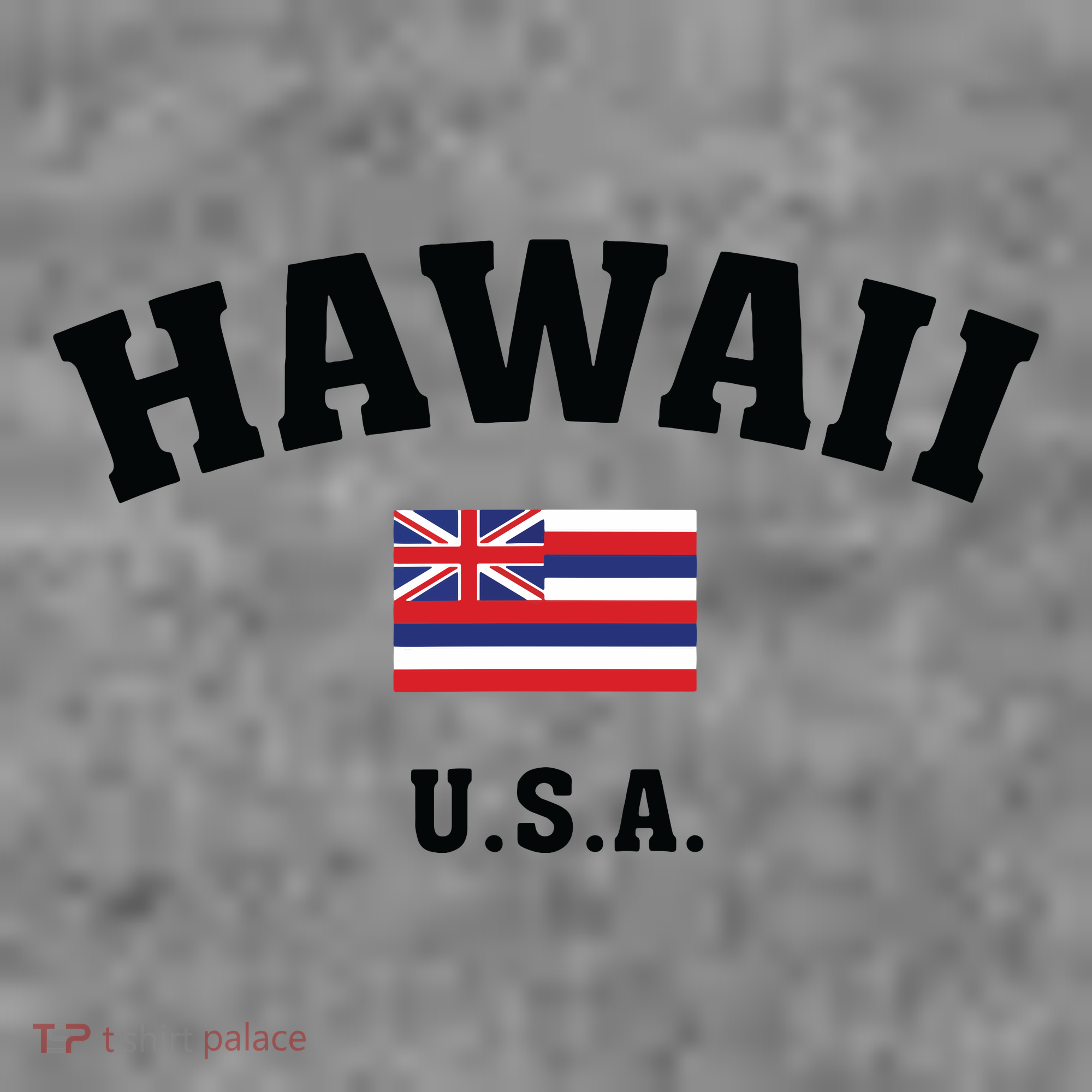 Hawaii Usa With American Flag Toddler Hoodie