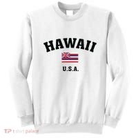 Hawaii Usa With American Flag Sweatshirt thumb 0