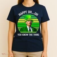 Happy Uh You Know The Thing Joe Biden Clover St Patricks Day T-Shirt thumb 4