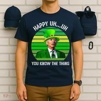 Happy Uh You Know The Thing Joe Biden Clover St Patricks Day T-Shirt thumb 6