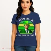 Happy Uh You Know The Thing Joe Biden Clover St Patricks Day Women's T-Shirt thumb 4