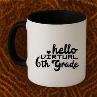Hello Virtual 6Th Grade Distance Learning Sixth Grade Gift Coffee Mug thumb 2