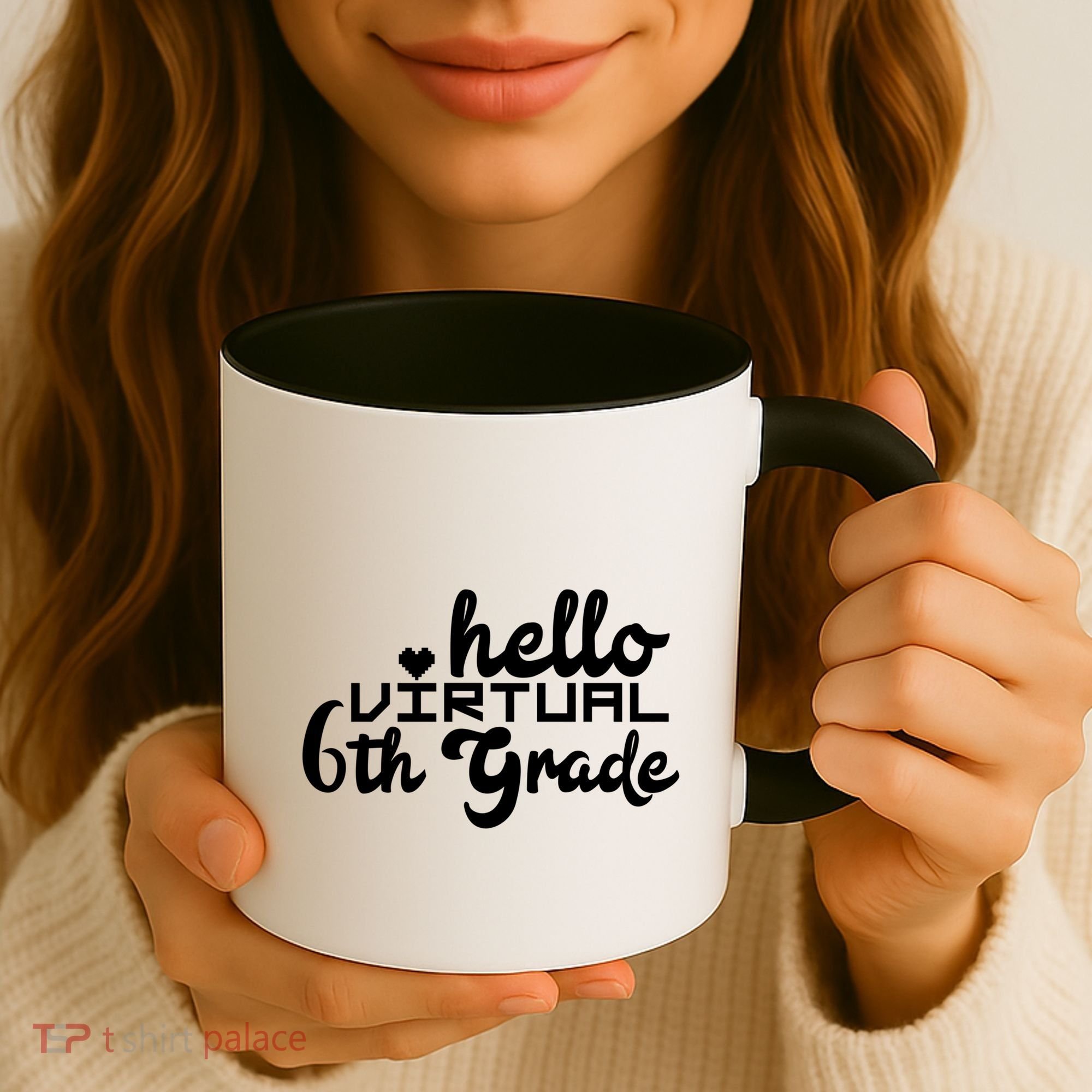 Hello Virtual 6Th Grade Distance Learning Sixth Grade Gift Coffee Mug