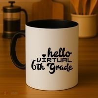 Hello Virtual 6Th Grade Distance Learning Sixth Grade Gift Coffee Mug thumb 4