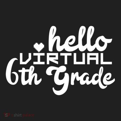 Hello Virtual 6Th Grade Distance Learning Sixth Grade Gift 40oz Vacuum Insulated Stainless Steel Travel Tumbler