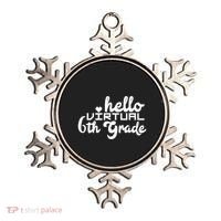 Hello Virtual 6Th Grade Distance Learning Sixth Grade Gift Ornament thumb 0