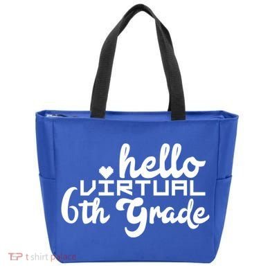 Hello Virtual 6Th Grade Distance Learning Sixth Grade Gift Tote Bag