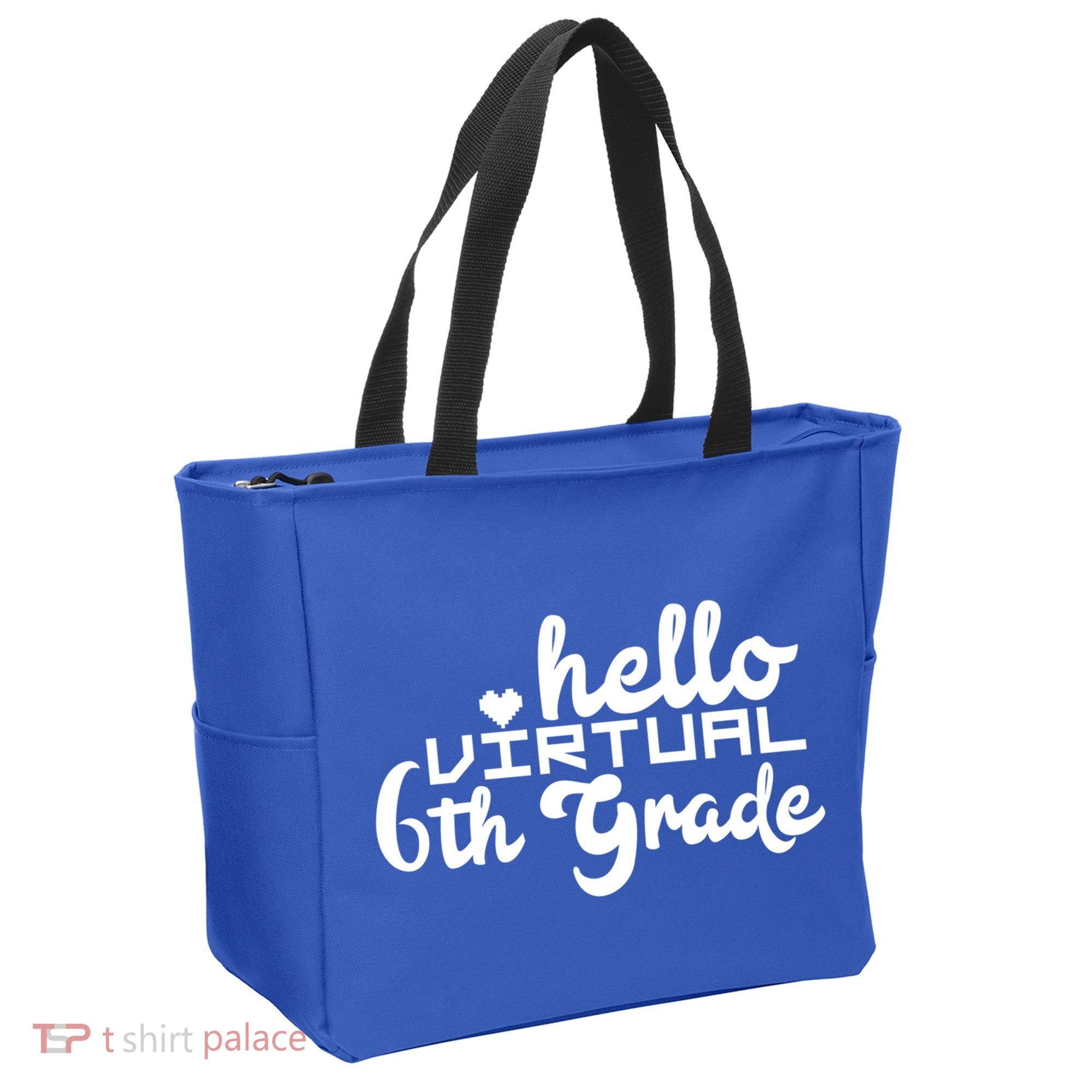 Hello Virtual 6Th Grade Distance Learning Sixth Grade Gift Tote Bag