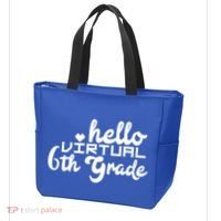 Hello Virtual 6Th Grade Distance Learning Sixth Grade Gift Tote Bag thumb 3