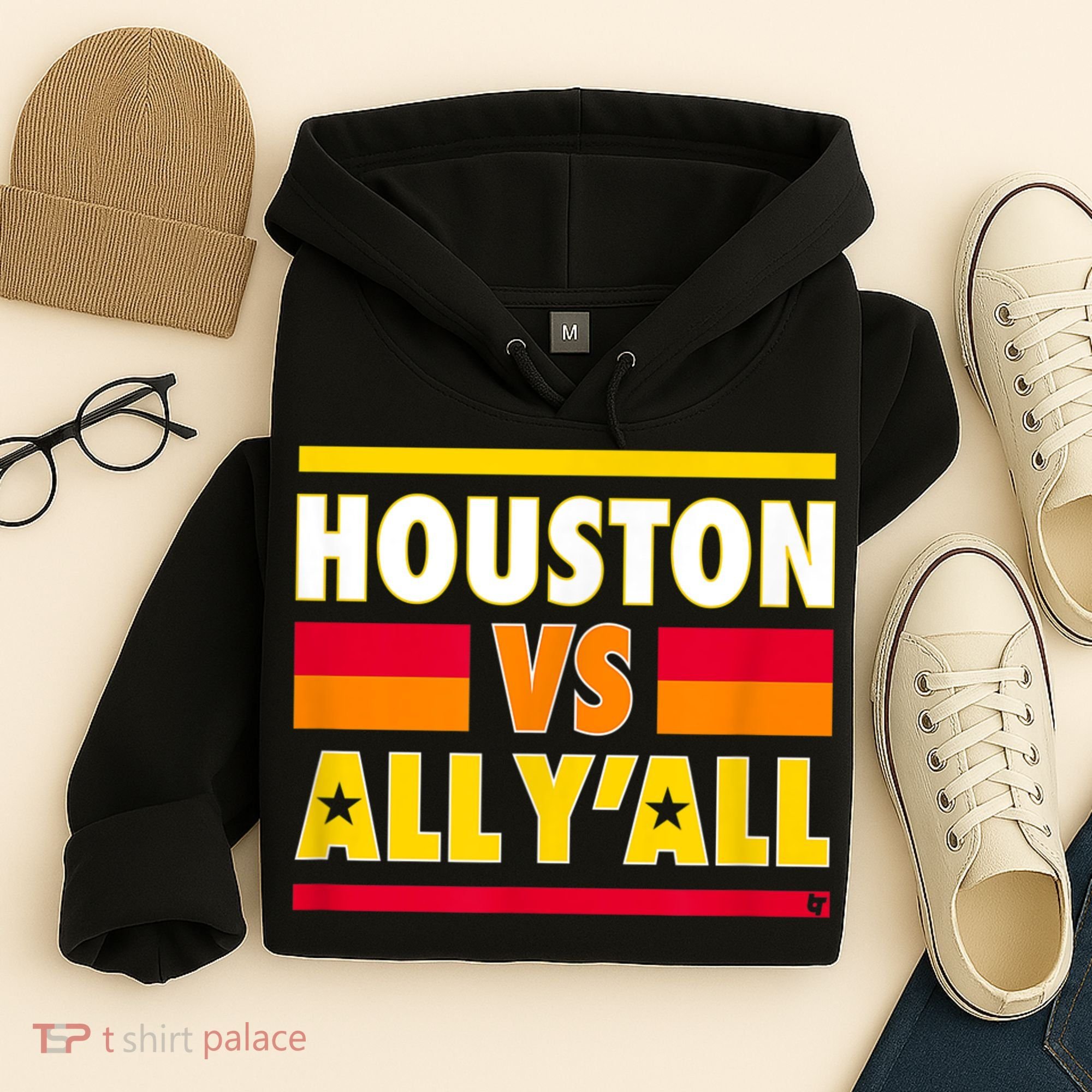 Houston Vs. All Y'all Houston Baseball Hoodie