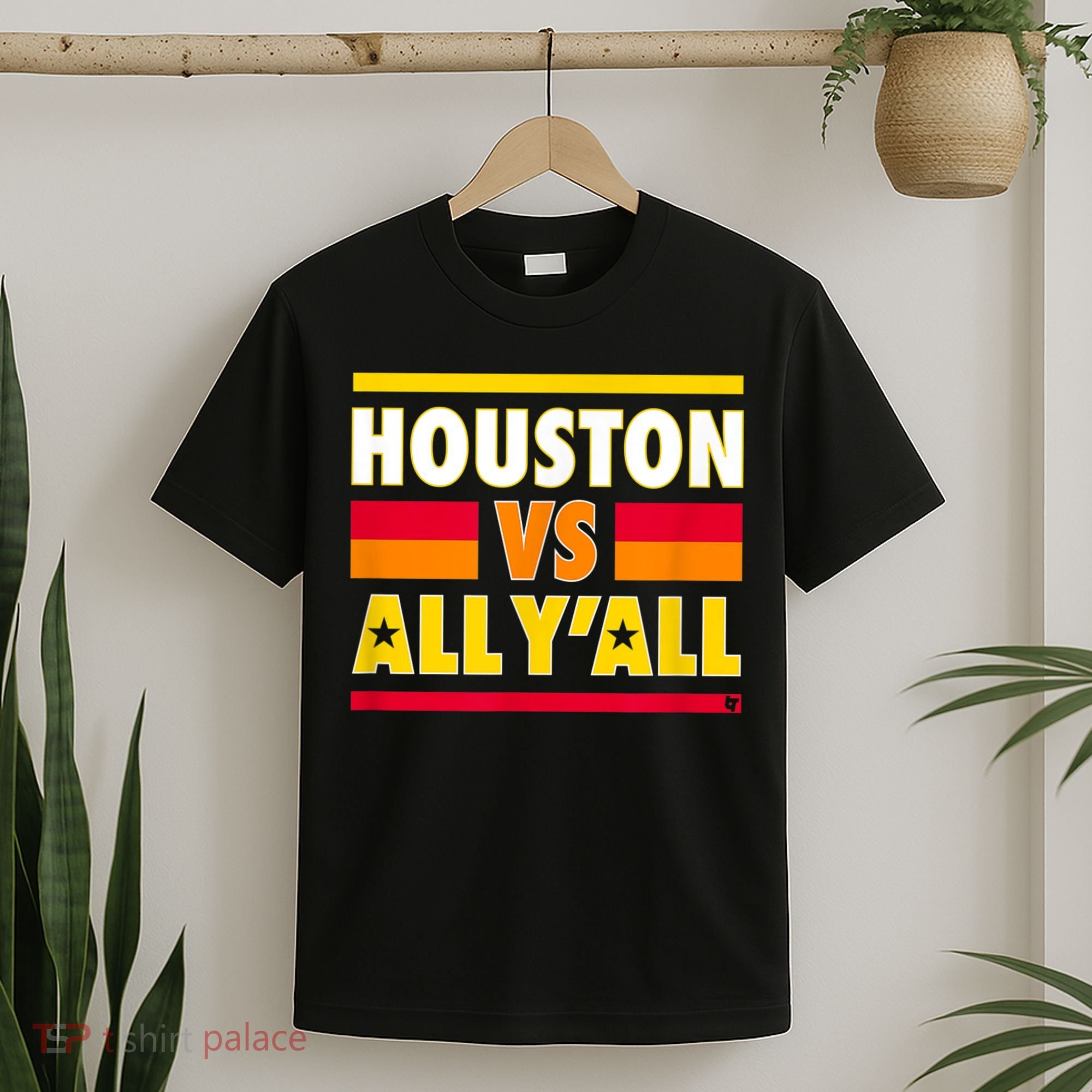 Houston Vs. All Y'all Houston Baseball T-Shirt