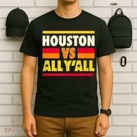 Houston Vs. All Y'all Houston Baseball T-Shirt thumb 6