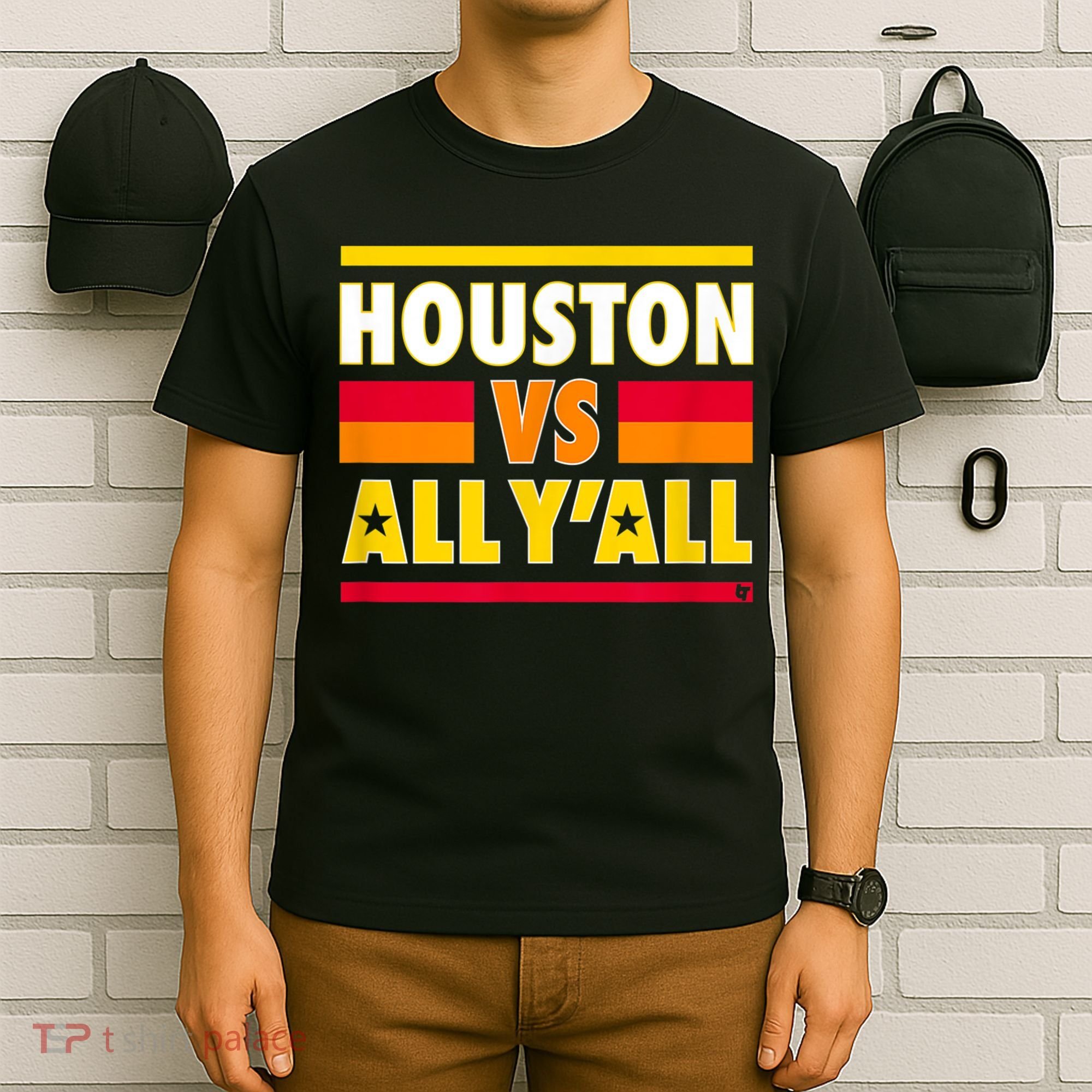Houston Vs. All Y'all Houston Baseball T-Shirt