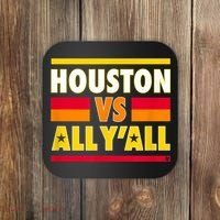 Houston Vs. All Y'all Houston Baseball Coaster thumb 0