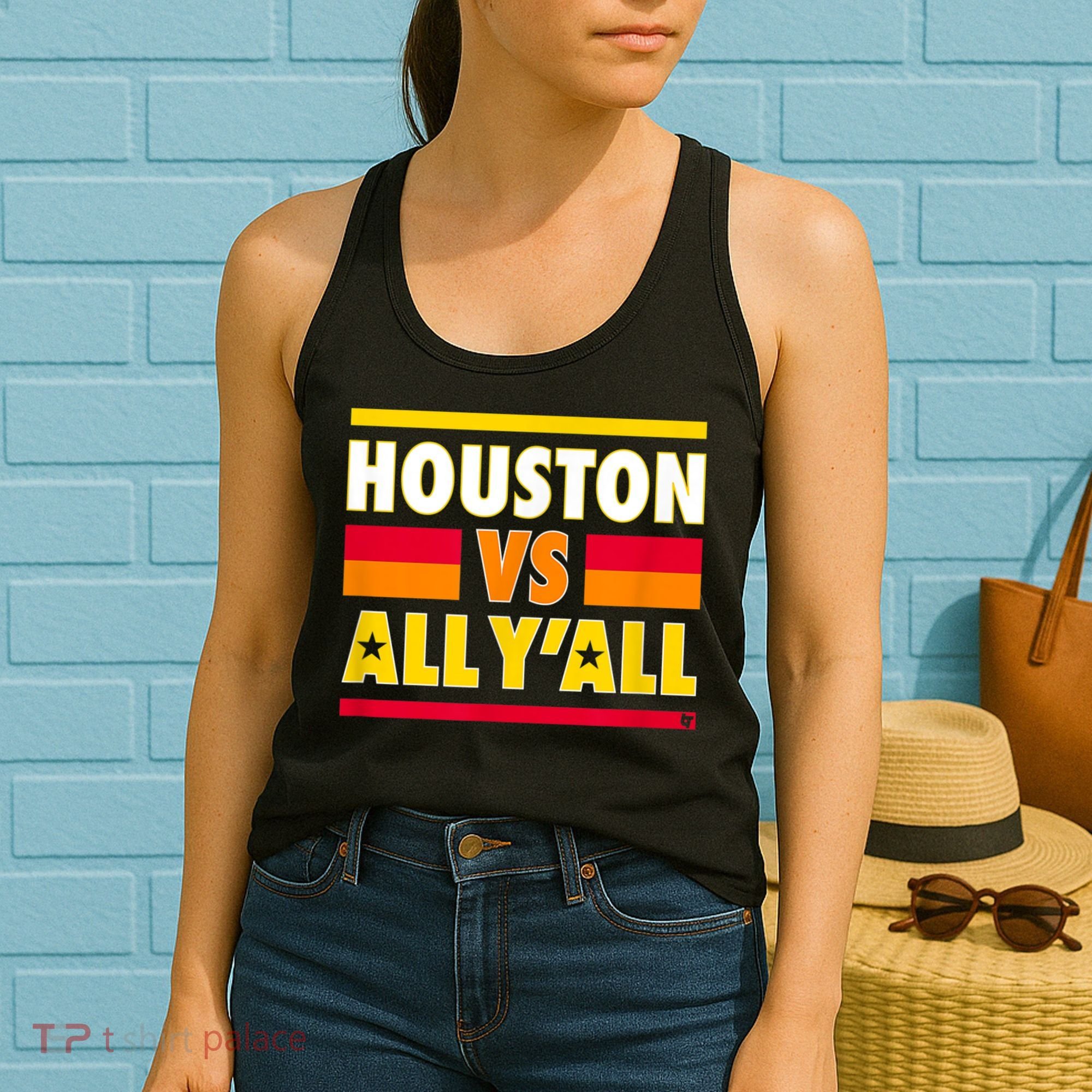 Houston Vs. All Y'all Houston Baseball Women's Tank Top