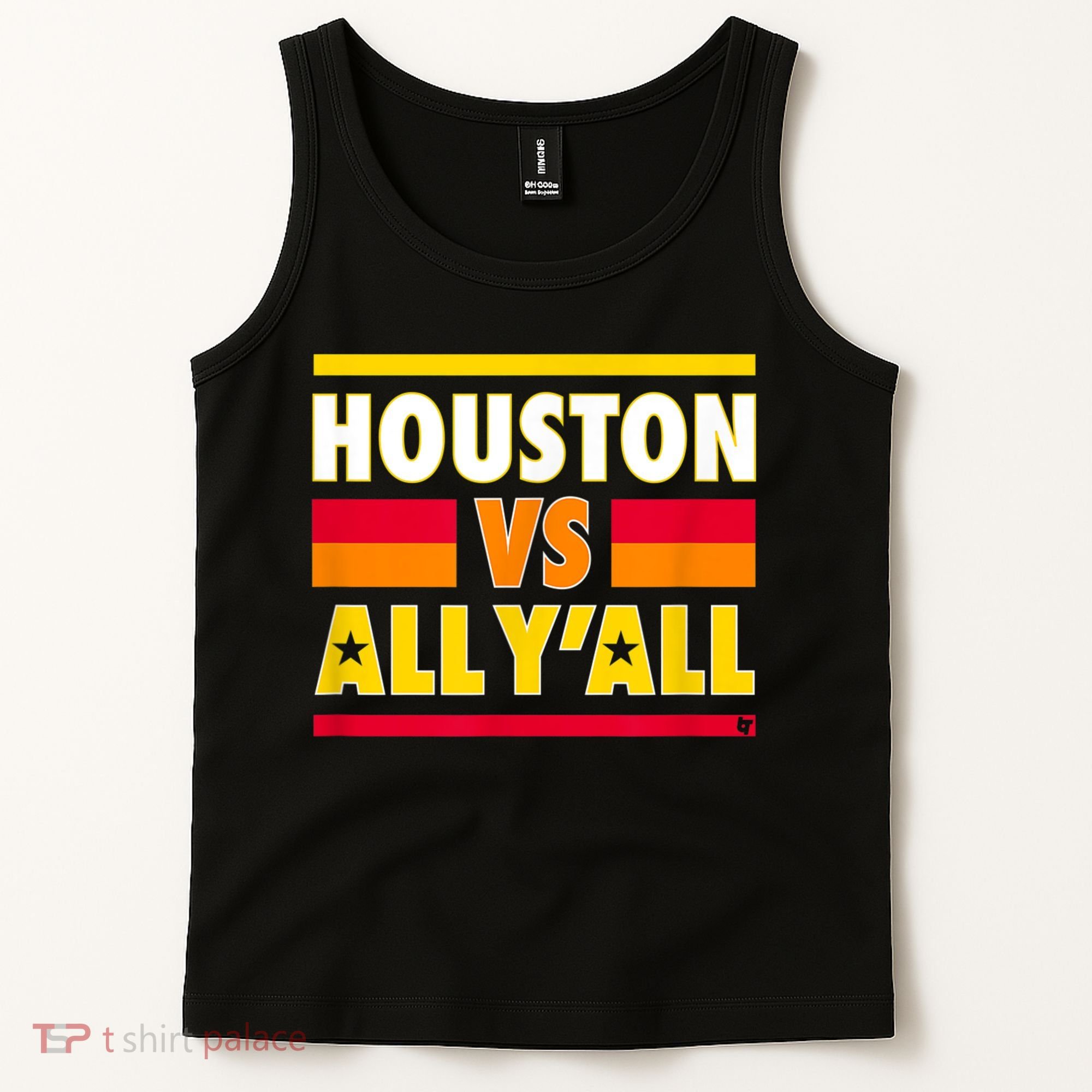 Houston Vs. All Y'all Houston Baseball Tank Top