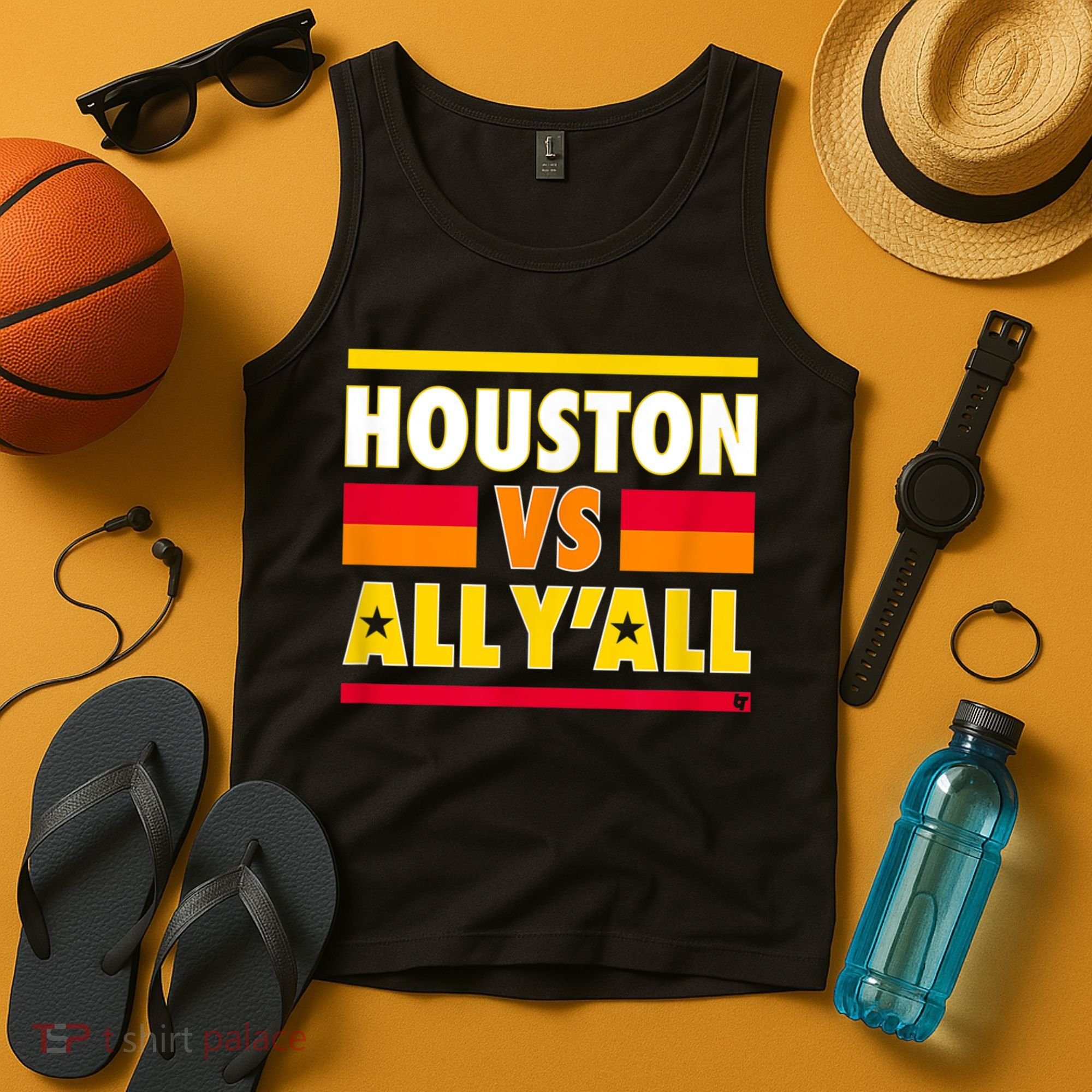 Houston Vs. All Y'all Houston Baseball Tank Top