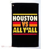 Houston Vs. All Y'all Houston Baseball Golf Towel thumb 0
