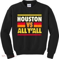 Houston Vs. All Y'all Houston Baseball Kids Sweatshirt thumb 0