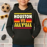Houston Vs. All Y'all Houston Baseball Kids Hoodie thumb 2