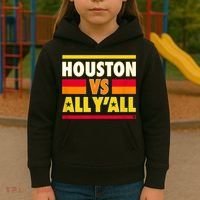 Houston Vs. All Y'all Houston Baseball Kids Hoodie thumb 3