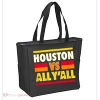 Houston Vs. All Y'all Houston Baseball Tote Bag thumb 2