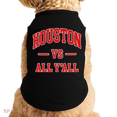Houston Vs All YAll Throwback Design Classic Doggie Tank