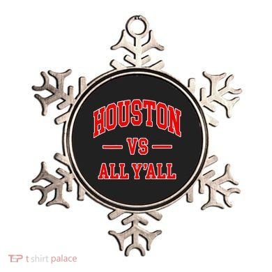Houston Vs All YAll Throwback Design Classic Ornament