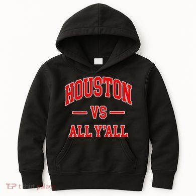 Houston Vs All YAll Throwback Design Classic Kids Hoodie