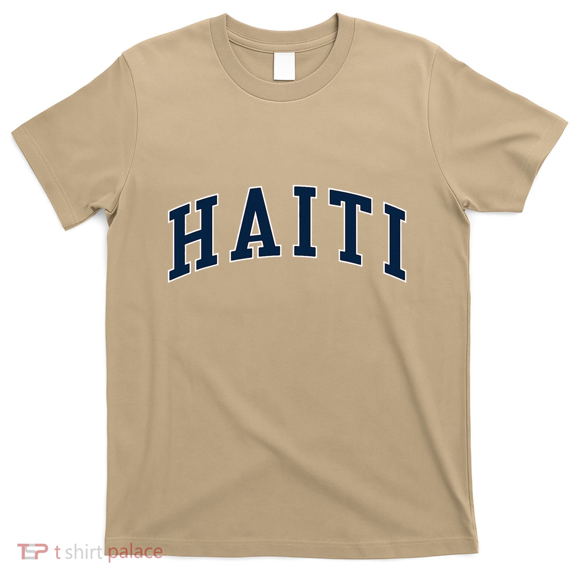 Haiti Vintage Atheltic College Style T-Shirt