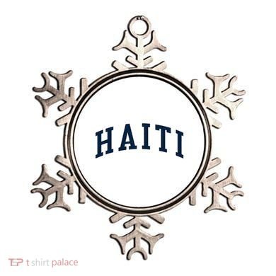 Haiti Vintage Atheltic College Style Ornament