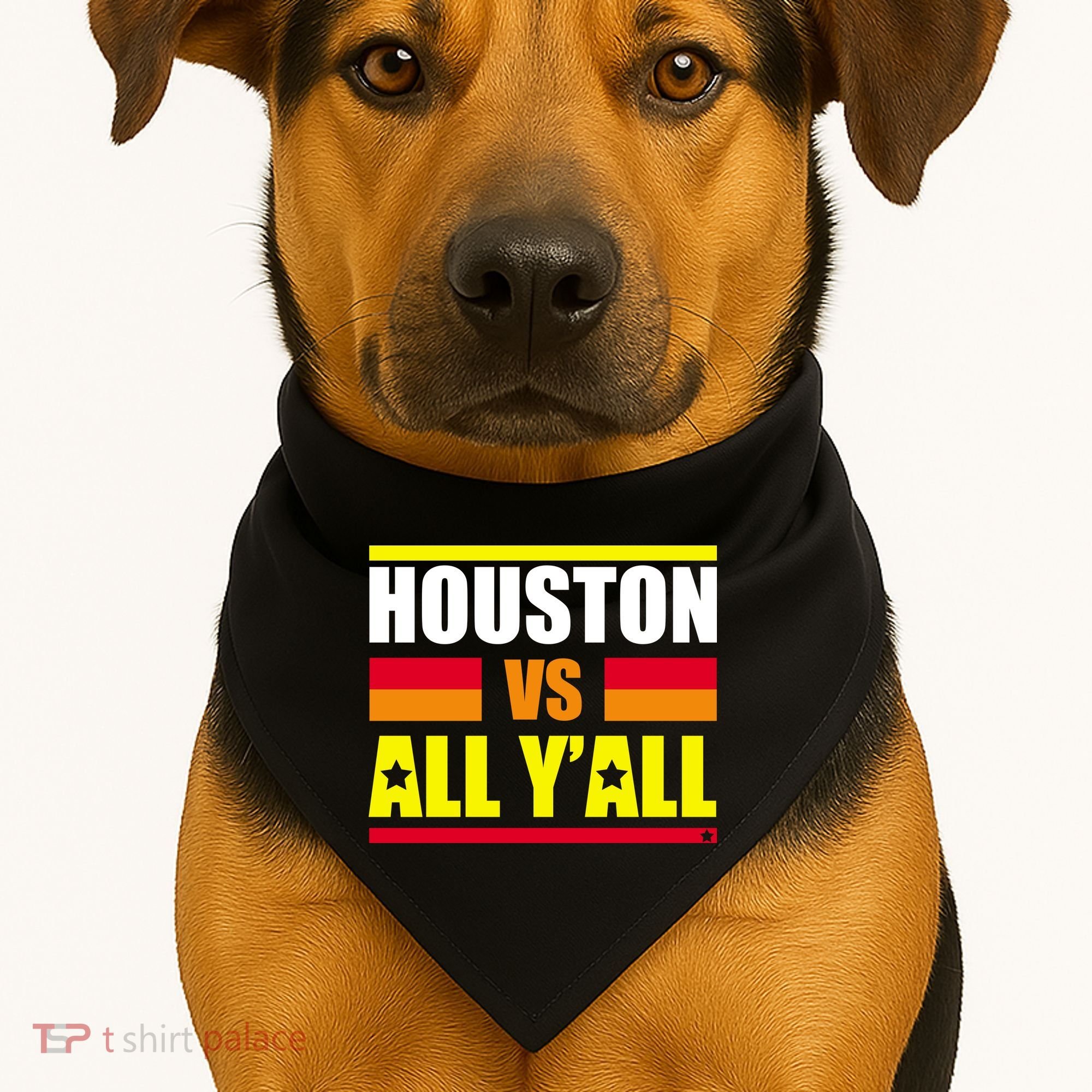 Houston Vs All Y'all USA-Made Doggie Bandana