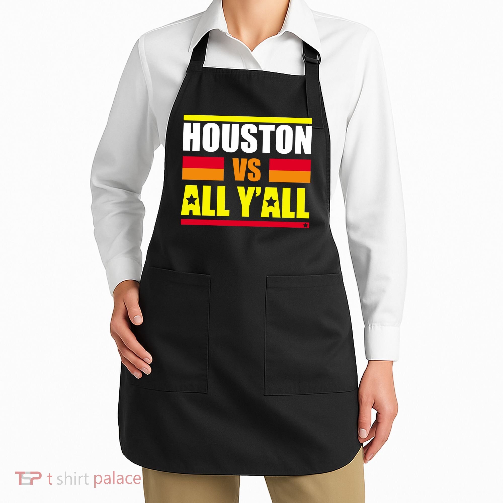 Houston Vs All Y'all Apron