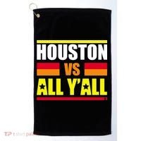 Houston Vs All Y'all Golf Towel thumb 0