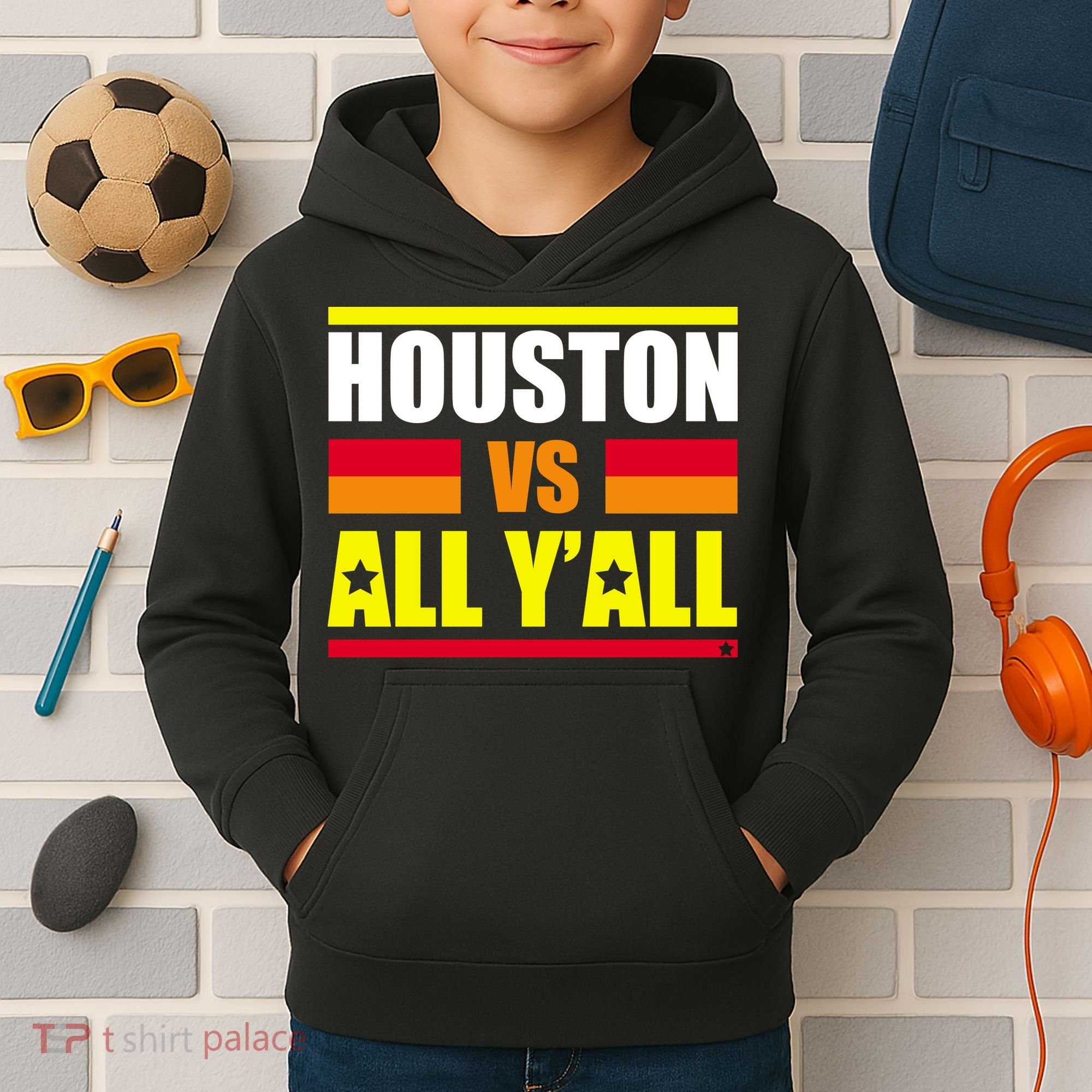 Houston Vs All Y'all Kids Hoodie