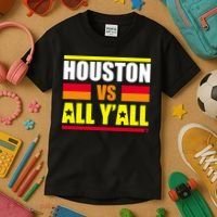 Houston Vs All Y'all Kids T-Shirt thumb 3